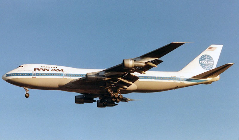 Pan Am Boeing 747-212B(SF) lands at London Heathrow Airport in 1989 (JetPix)